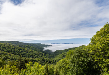 Smoky Mountains Bright Day view