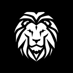 Lion | Minimalist and Simple Silhouette - Vector illustration