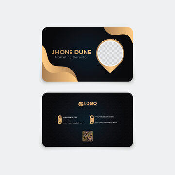 Modern business card design template