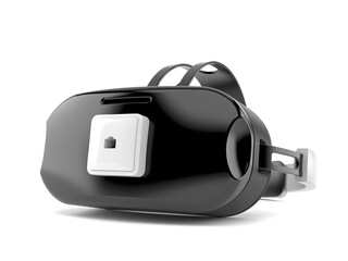 VR headset with network socket