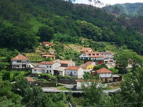 Aldea de la provincia de Ourense, Galicia