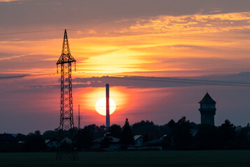 Sonnenuntergang in Goddula 