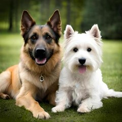 perros, dos bonitos perros