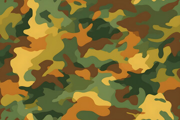 Fototapeta premium repeating seamless camouflage pattern, generative ai