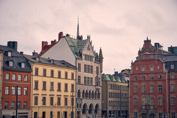 Altstadt Aufnahme in Stockholm Gamla Stan