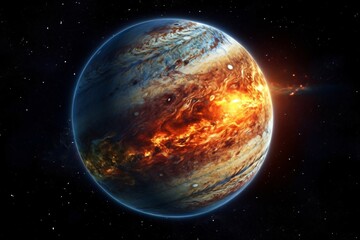 Obraz premium Planet in the universe