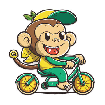 The Joyful Monkey: A Playful Tandem Bicycle Adventure