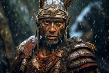 AI generated traditional warrior