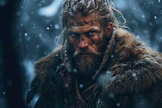 AI generated viking warrior