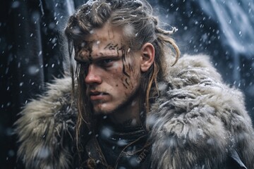 AI generated viking warrior