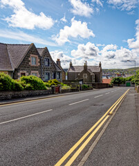 Lerwick Town street scene - Shetland Islands, Scotland