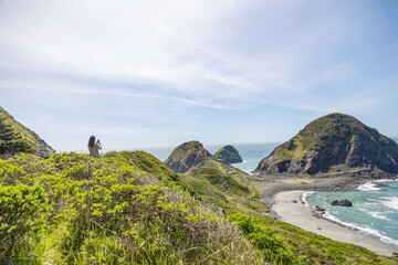 view from the top of the hill