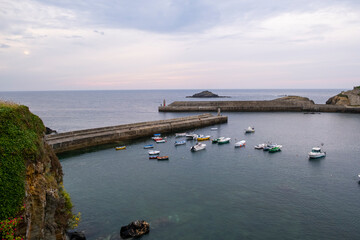 Port of Tapia de Casariego, Asturias, Spain.