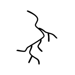 cracked glass pattern element