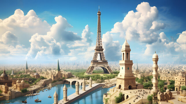 Ilustração da Torre Eiffel
