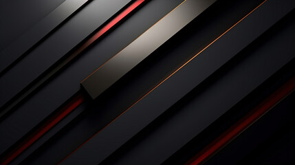 Abstract black background with a red striped background