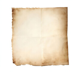 Fototapeta premium old vintage paper isolate on white background.Generative AI.