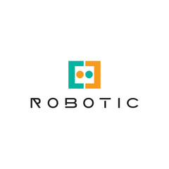 Artificial Intelligence logo design, robot logo, machine logo, technology logo, communication logo, box logo