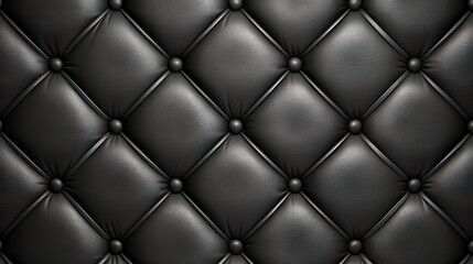 Black leather upholstery pattern  background