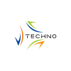 Technology logo design.  