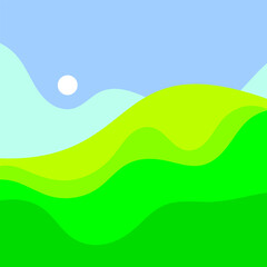 Abstract background or wallpaper with wave