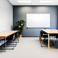 Empty conference room, Generative AI