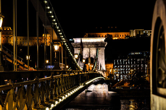 City bridge at night 