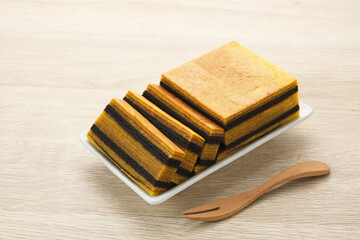 Lapis Legit, Spekuk or Spekkoek, delicious Indonesian cake
