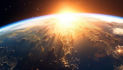 Earth and Sun with Generative AI