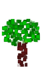 Cubed tree.