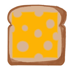 cheese and bread