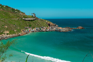 Obraz premium view of the coast of the region sea