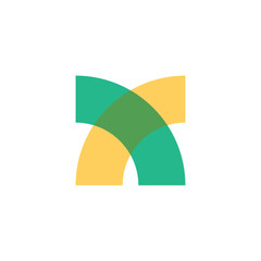 letter m logo design template