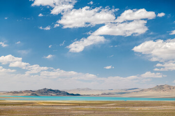 The beautiful lake water in Ngari Prefecture Tibet Autonomous Region, China.
