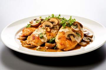 Chicken Marsala - ai generated 
