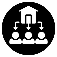 inheritance glyph icon