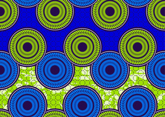 abstract african pattern background, leaves in circle shape, textile art, tribal abstract hand-draw, hawaii summer fashion artwork for Fabric print, clothes, scarf, shawl, carpet, bag