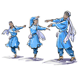 ウズベクダンス-ウズベキスタンの踊り