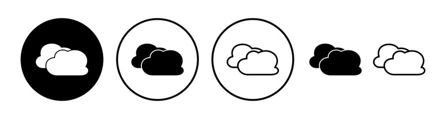 Cloud icon vector. cloud data. cloud services