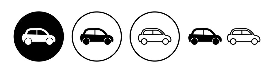 Car icon vector. Car sign. sedan