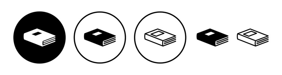 Book icon vector. Open book vector icon.