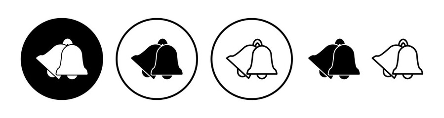 Bell Icon vector in trendy flat style isolated. Notification symbol web site design