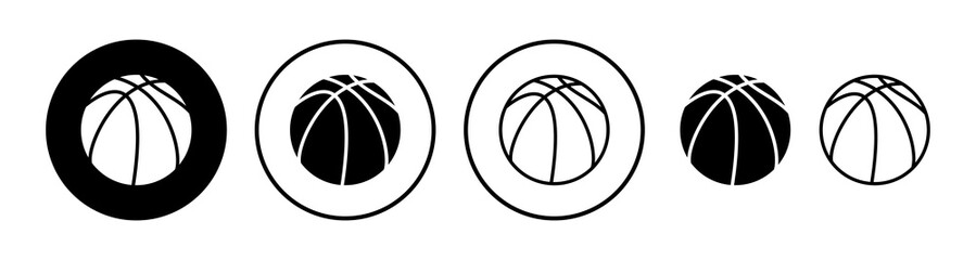 Basketball icon vector. basketball logo vector icon