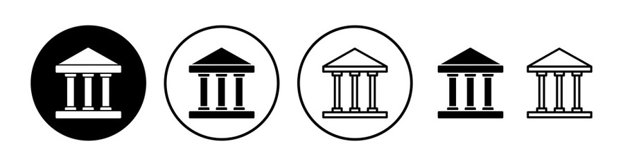 Bank icon vector. bank icon symbol