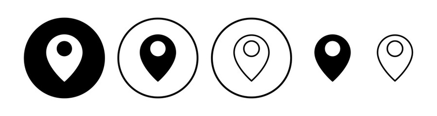 Address icon vector. location icon. address symbol. pin