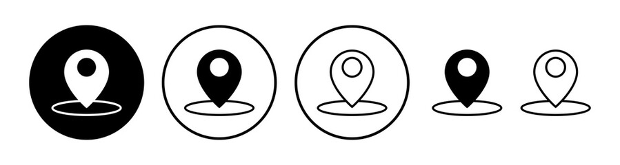 Address icon vector. location icon. address symbol. pin