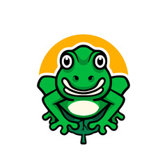 frog with a smile