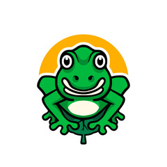 frog with a smile