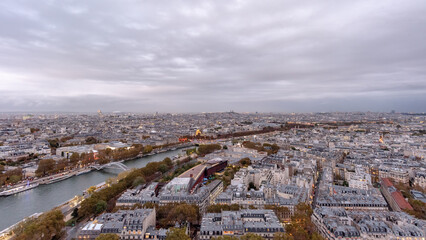 Panorama from eiffel tower