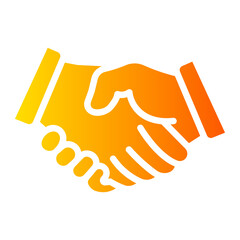 handshake Gradient icon